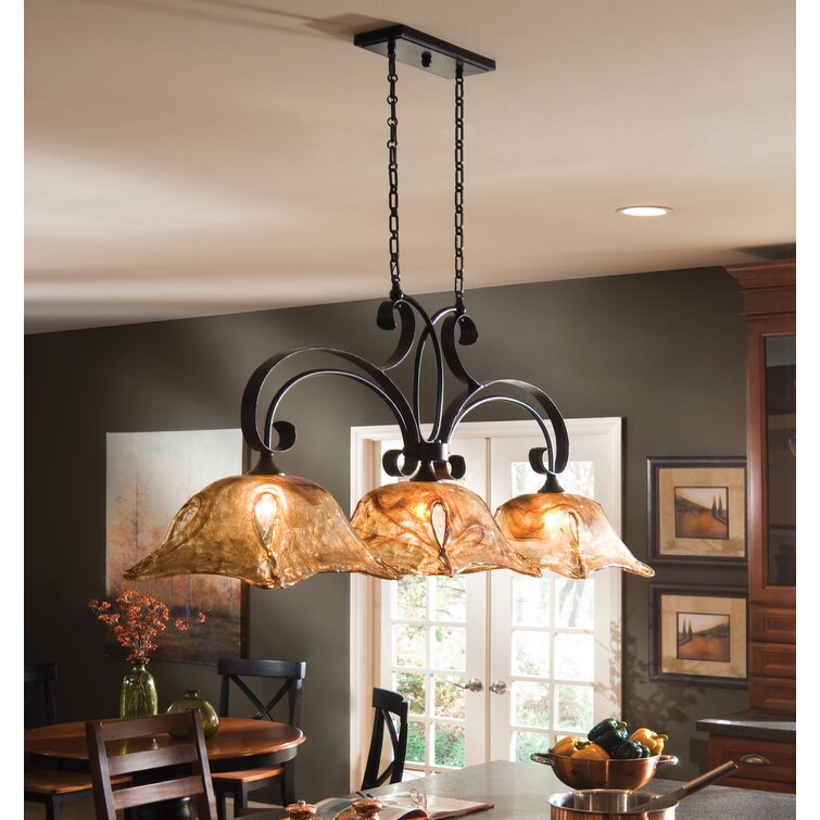 Bronze kitchen store island lighting